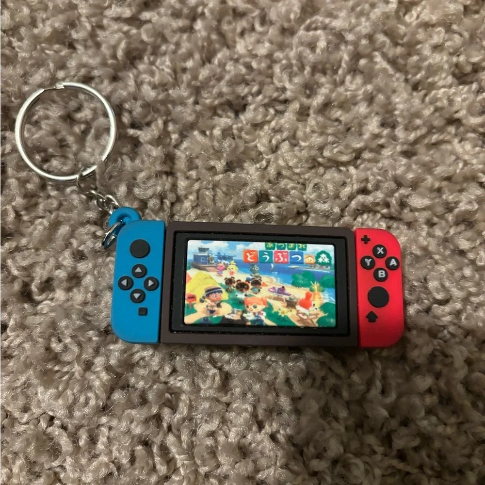 Rubber switch keychain